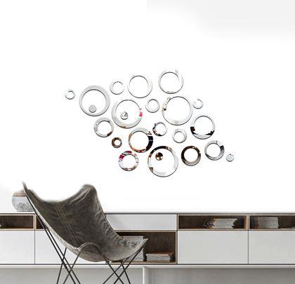 Kép valamiből Fal/tükör matricák - körök