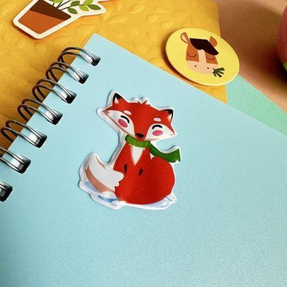 Kép valamiből Domború matricák állatkákkal  -  róka és barátai