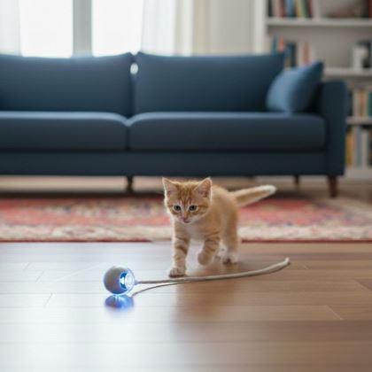 Kép valamiből Tölthető mozgó labda állatoknak