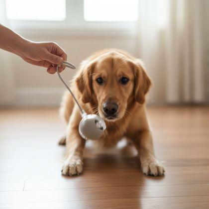 Kép valamiből Tölthető mozgó labda állatoknak