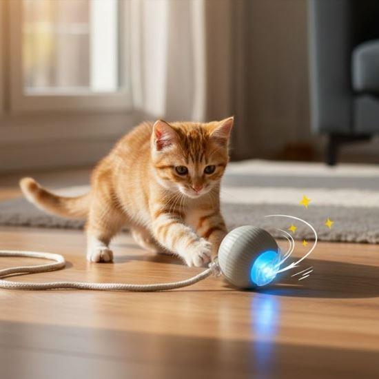 Kép valamiből Tölthető mozgó labda állatoknak