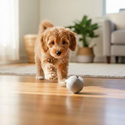 Kép valamiből Tölthető mozgó labda állatoknak