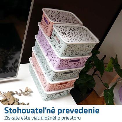 Kép valamiből Kis tárolódoboz tetővel  -  kék