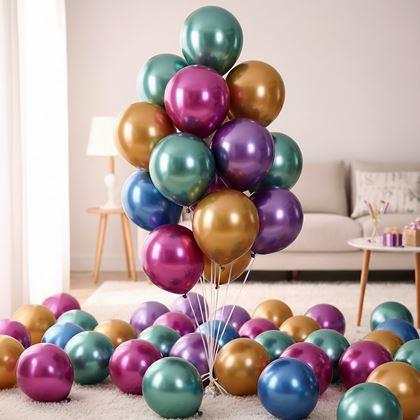 Kép valamiből Fémes léggömbök 50 db