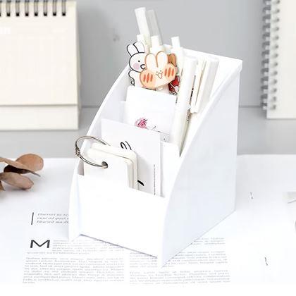 Kép valamiből Asztali rendszerező rekeszekkel  -  fehér