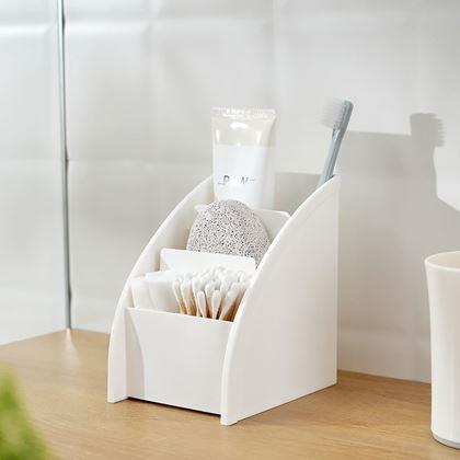 Kép valamiből Asztali rendszerező rekeszekkel  -  fehér