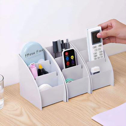 Kép valamiből Asztali rendszerező rekeszekkel  -  világosszürke