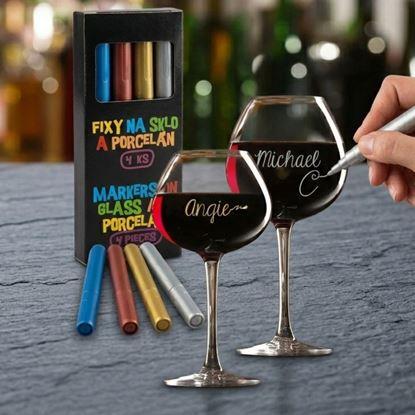 Kép Üveg és porcelán filctoll 4 db