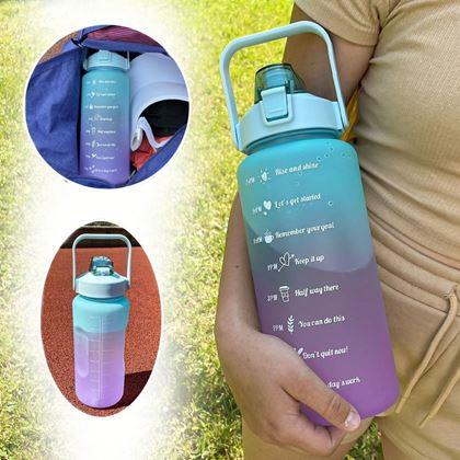 Kép valamiből Motivációs szöveggel ellátott 2 literes vízpalack