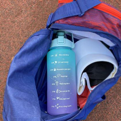 Kép valamiből Motivációs szöveggel ellátott 2 literes vízpalack