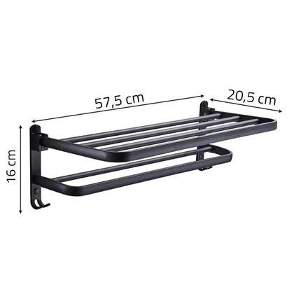 Kép valamiből Összecsukható törölközőtartó horgokkal