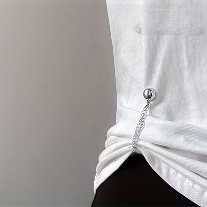 Kép valamiből Mágneses láncos nadrágszár-rövidítő csat – ezüst