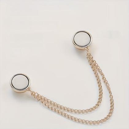 Kép valamiből Mágneses láncos nadrágszár-rövidítő csat – ezüst