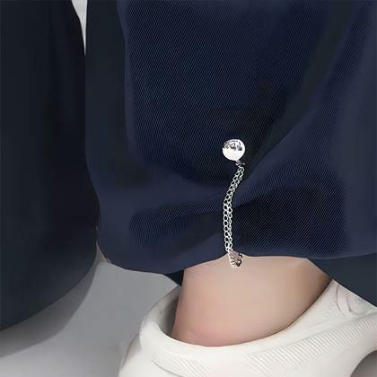 Kép valamiből Mágneses láncos nadrágszár-rövidítő csat – ezüst