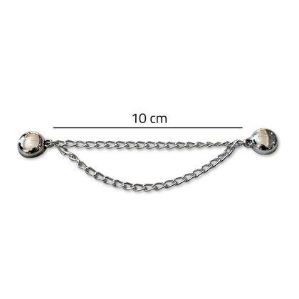 Kép valamiből Mágneses láncos nadrágszár-rövidítő csat – ezüst