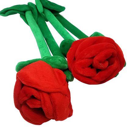 Kép valamiből Plüss vörös rózsa