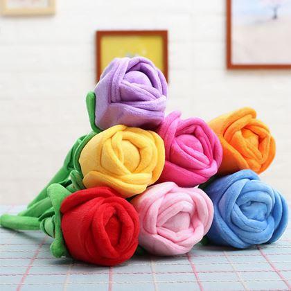 Kép valamiből Plüss vörös rózsa