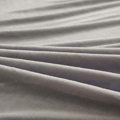 Kép valamiből Mikroplüss lepedő 90 x 200 cm  - világosszürke