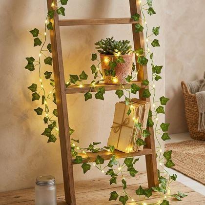 Kép valamiből Fényfüzér 2 m - zöld levelek