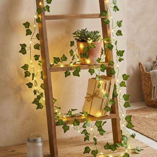 Kép valamiből Fényfüzér 2 m - zöld levelek