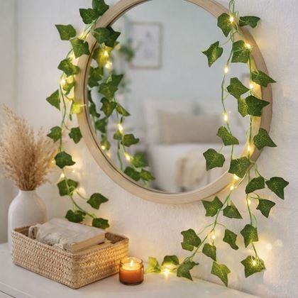 Kép valamiből Fényfüzér 2 m - zöld levelek