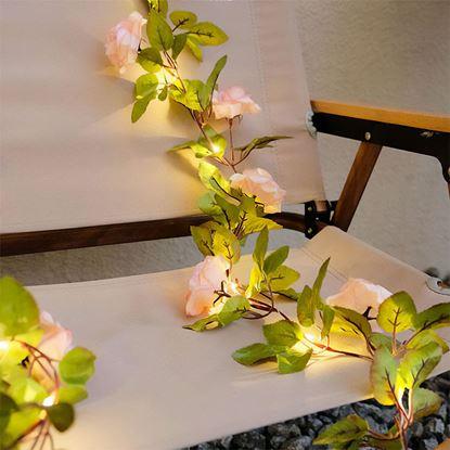 Kép LED fényfüzér 2 m - rózsa