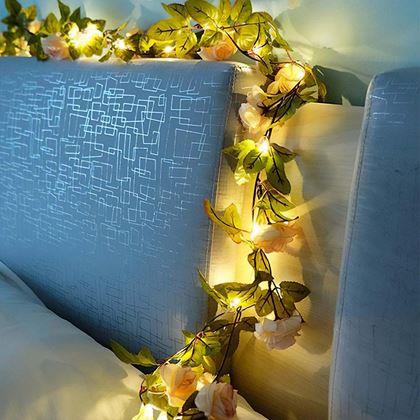 Kép valamiből LED fényfüzér 2 m - rózsa