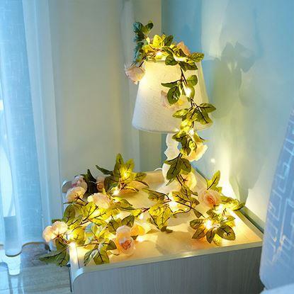 Kép LED fényfüzér 2 m - rózsa