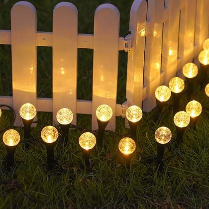 Kép valamiből Napelemes buborékos talajlámpa, 10 db