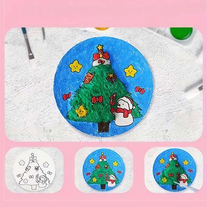 Kép valamiből 3D festés habpapírra, 10 db