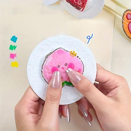 Kép valamiből 3D festés habpapírra, 10 db