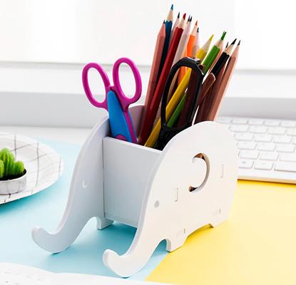 Kép Asztali tartó tollakhoz/mobilhoz – elefánt