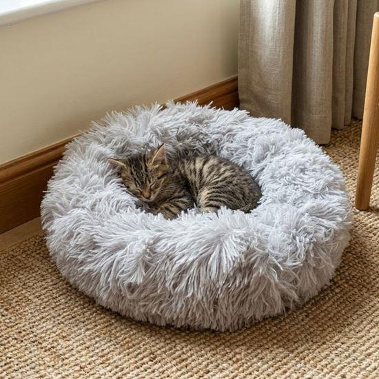 Kép valamiből Szőrös macskaágy, 40 cm átmérő