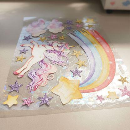 Kép Gyermekképes ablakmatrica - egyszarvú