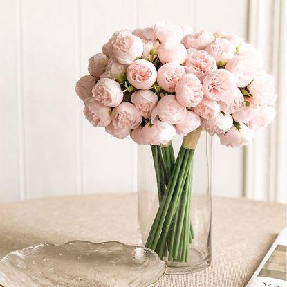 Kép Művirág csokor – bazsarózsa, 9 szál