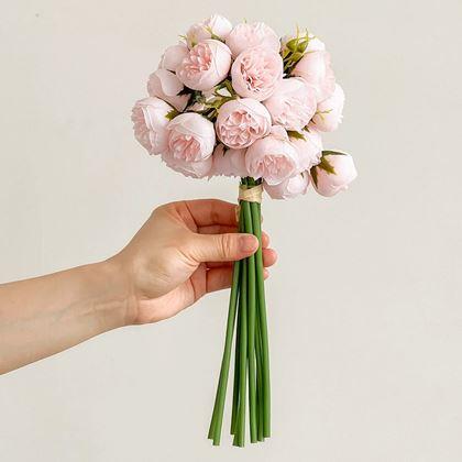 Kép valamiből Művirág csokor – bazsarózsa, 9 szál