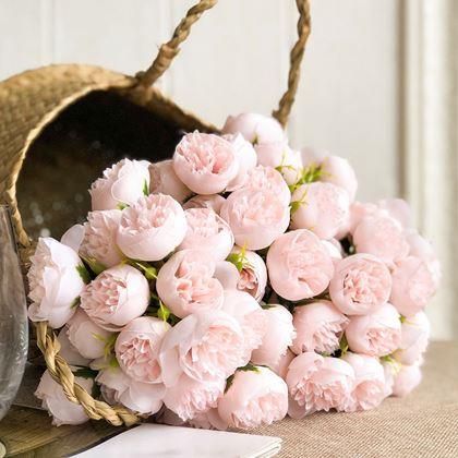 Kép valamiből Művirág csokor – bazsarózsa, 9 szál