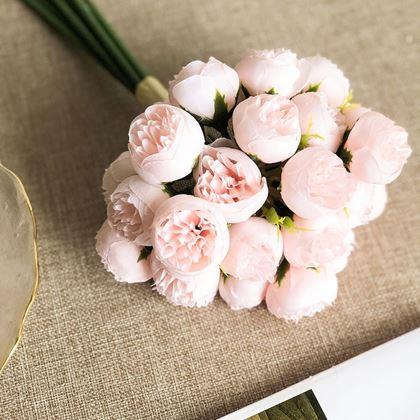 Kép valamiből Művirág csokor – bazsarózsa, 9 szál