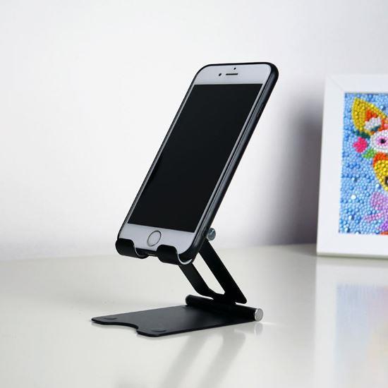 Kép valamiből Fém mobiltelefon tartó - fekete