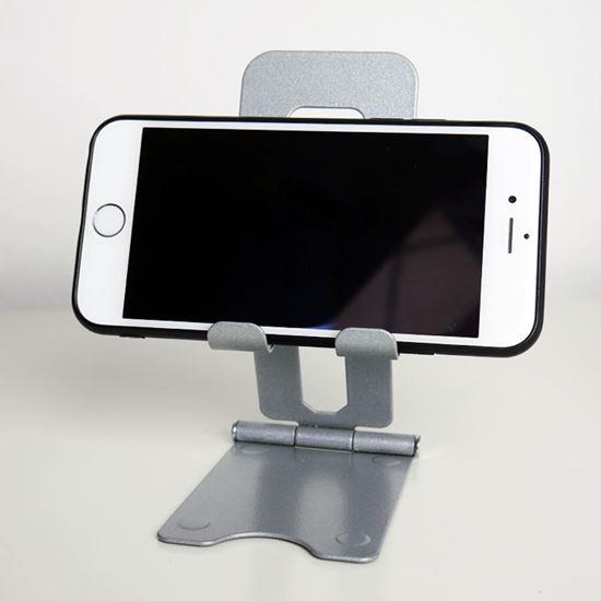 Kép valamiből Fém mobiltelefon tartó - ezüst