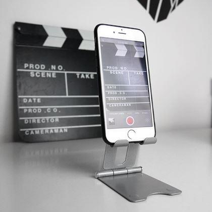 Kép valamiből Fém mobiltelefon tartó - ezüst