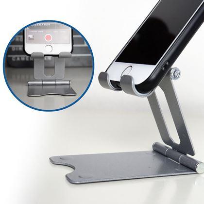 Kép valamiből Fém mobiltelefon tartó - ezüst