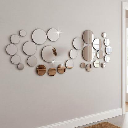 Kép Fal/tükör matricák - karikák 32 db