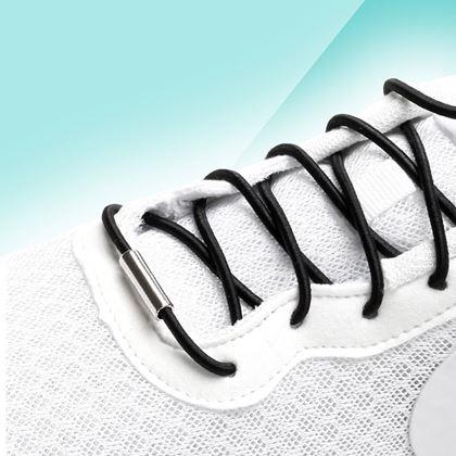 Kép valamiből Gyorskioldó cipőfűző  -  fekete