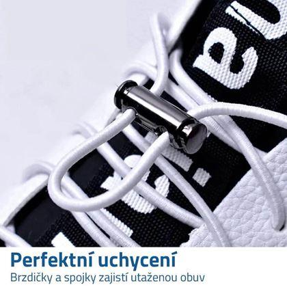 Kép valamiből Gyorskioldó cipőfűző  -  fekete