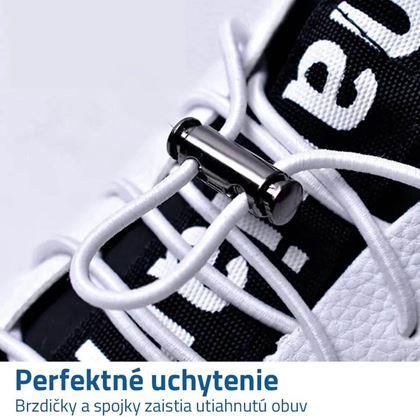 Kép valamiből Gyorskioldó cipőfűző  -  fekete