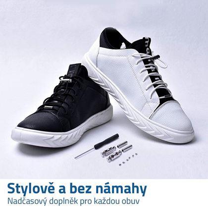 Kép valamiből Gyorskioldó cipőfűző  -  fekete