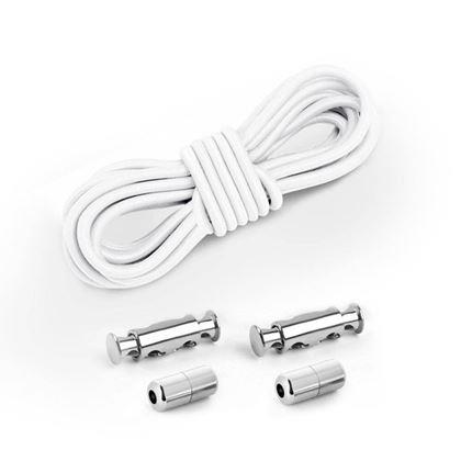 Kép valamiből Gyorskioldó cipőfűző  -  fekete