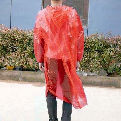 Kép valamiből Vészhelyzeti esőkabát  -  piros