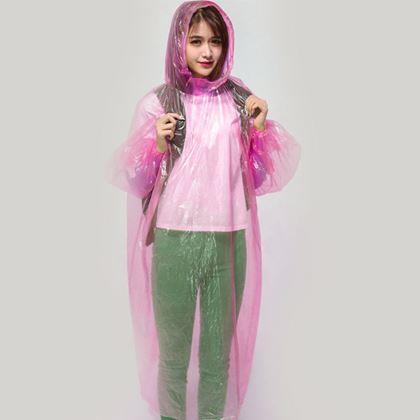 Kép valamiből Vészhelyzeti esőkabát  -  rózsaszín